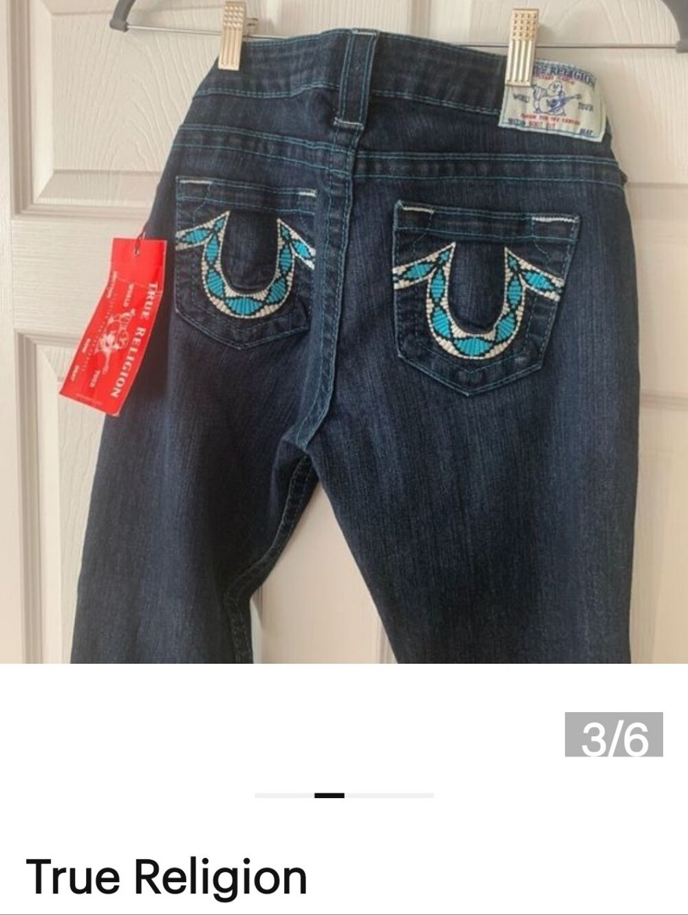 NWOT!True Religion Boot Cut Jeans! No tags@ Worn once! Too big